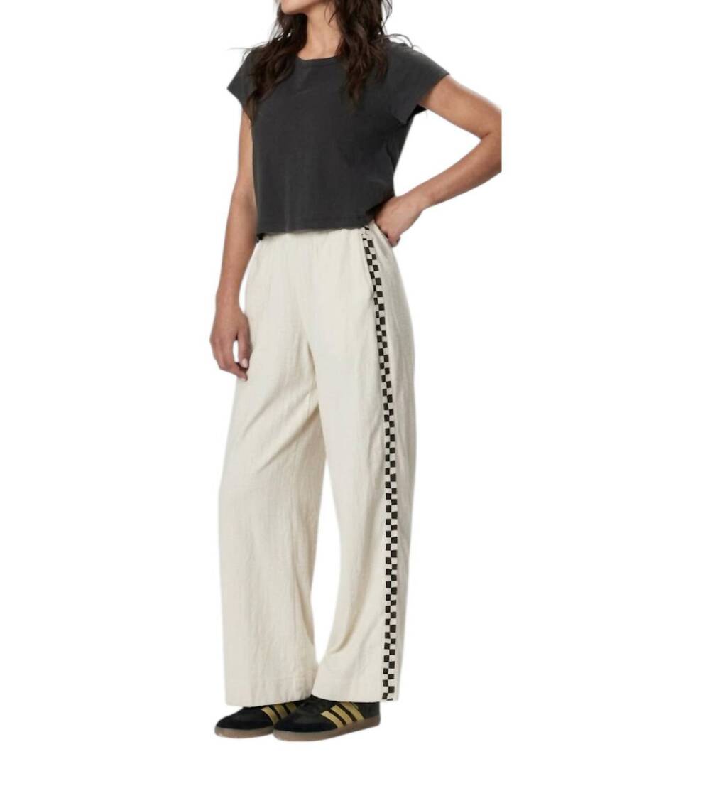 NEW RAGABOND STUDIO wide leg slater pant in creme